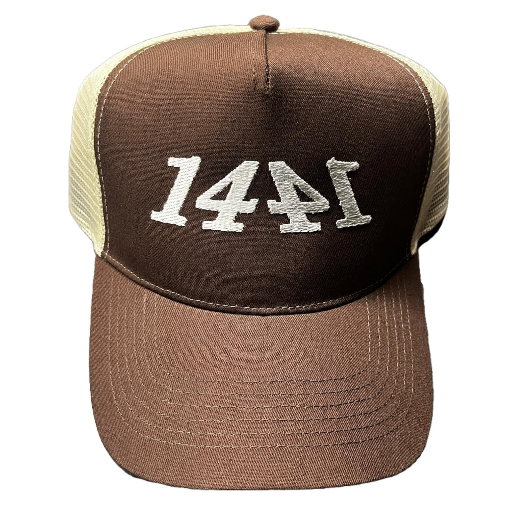 1441 Chocolate & Caramel Trucker Cap