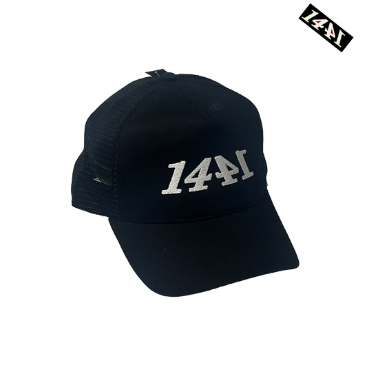 1441 Black Trucker Cap