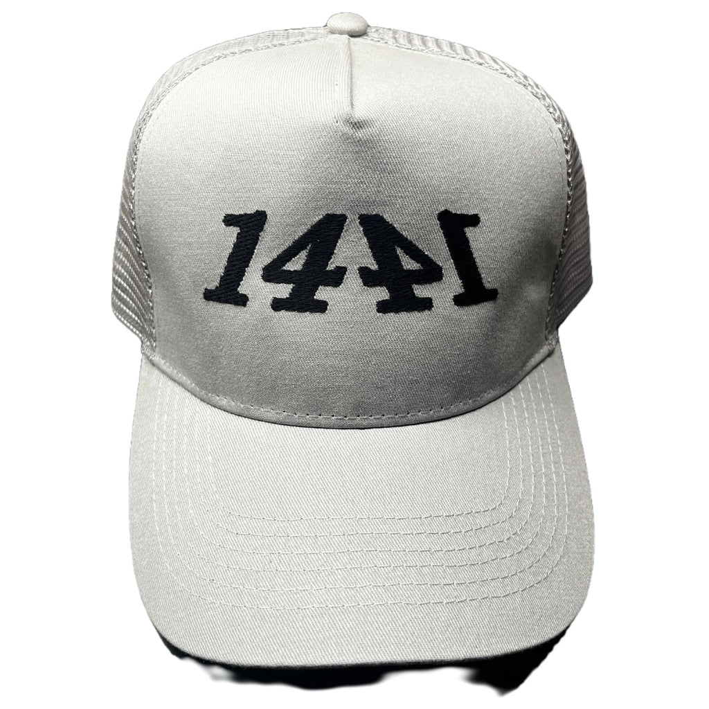 1441 Grey Trucker Cap