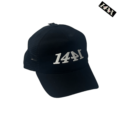 1441 Black Trucker Cap
