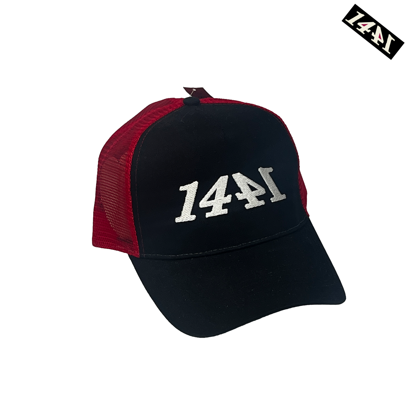 1441 Black / Red Trucker Cap
